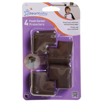 Dreambaby L1301 Corner Protector, Foam, Brown