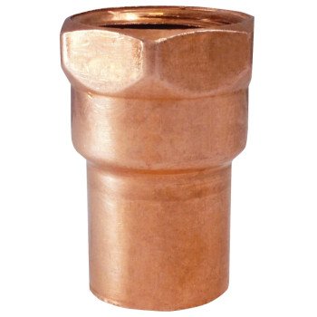 Elkhart Products 103 Series 30130 Pipe Adapter, 1/2 in, Sweat x FNPT, Copper