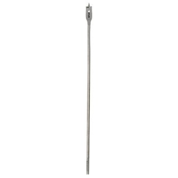 Irwin 88710 Spade Drill Bit, 5/8 in Dia, 16 in OAL, Flat Flute, 1/4 in Dia Shank, Hex Shank