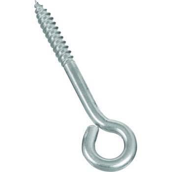 National Hardware N220-772 Lag Screw Eye, 1/4 in Thread, 1-1/2 in L Thread, 1/2 in ID Dia Eye, 2.76 in L Shank