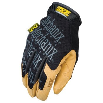 Mechanix Wear MG4X-75-009 Work Gloves, Men's, M, 9 in L, Straight Thumb, Hook and Loop Cuff, Synthetic Leather