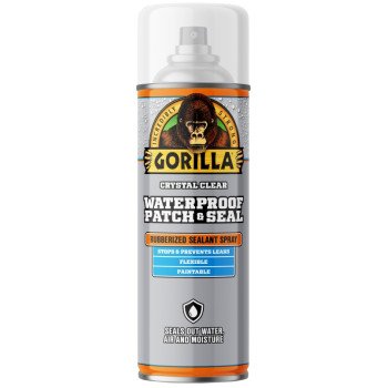 Gorilla 104056 Rubberized Spray Coating, Waterproof, Clear, 14 oz