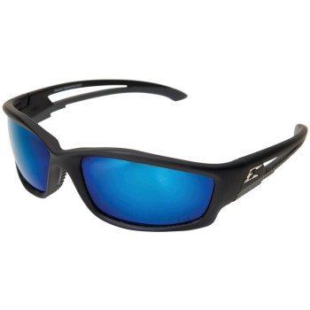 Edge TSKAP218 Polarized Safety Glasses, Unisex, Polycarbonate Lens, Full Frame, Nylon Frame, Matte Black Frame