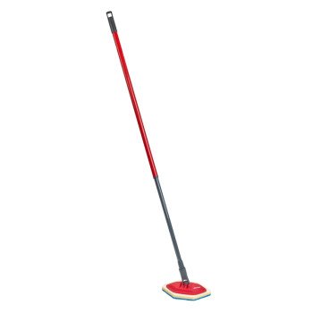 Vileda Bath Magic 120394 Bathroom Mop, Red Mop Head