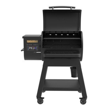 LOUISIANA GRILLS 800 Black Label 10638 Wood Pellet Grill, 520 sq-in Primary Cooking Surface, Smoker Included: Yes