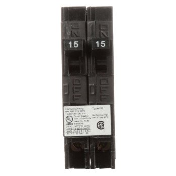 Siemens Q1515NC Circuit Breaker, QT, 15 A, 1 -Pole, 120 V, Plug Mounting