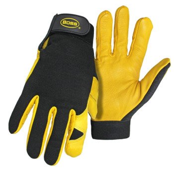 Boss GUARD 4087L Gloves, L, Nylon/Spandex Back