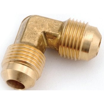 Anderson Metals 754055-10 Tube Elbow, 5/8 in, 90 deg Angle, Brass, 1400 psi Pressure