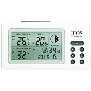 Thermor 312BC Thermo Hygrometer, Digital, 32 to 122 deg F Indoor, -4 to 140 deg F Outdoor, 20 to 95 % Humidity Range