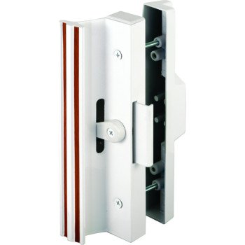 Prime-Line C 1116 Handle Set, Aluminum, Painted, 1 to 1-1/2 in Thick Door