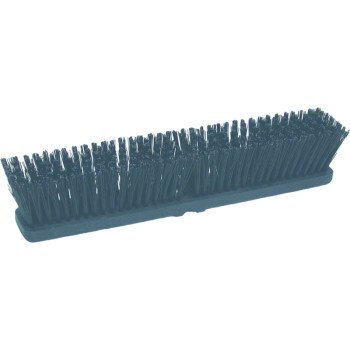 Birdwell 2021-12 Broom Head, Threaded, 3 in L Trim, Polystyrene Bristle, Black