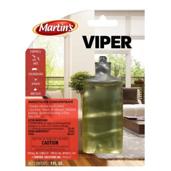 Martin's 82005004 Concentrated Insecticide Killer, Liquid, Spray Application, 1 oz Bottle