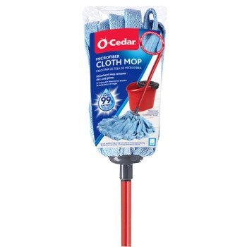 O-Cedar 133582 Mop, Microfiber Mop Head, Carbon Steel Handle