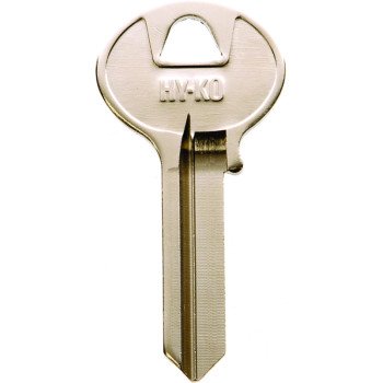 Hy-Ko 11010CO105 Key Blank, Brass, Nickel, For: Corbin Russwin Cabinet, House Locks and Padlocks