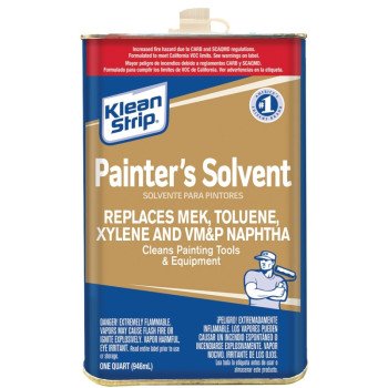 Klean Strip QKSP95005SC Painter's Solvent, Liquid, Water White, 1 qt, Can