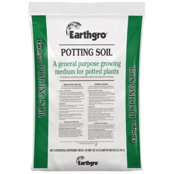 Earthgro 72451180 Potting Soil, Solid, 1 cu-ft, Bag