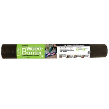 DeWitt DWB15650 Weed Barrier, 50 ft L, 6 ft W, Polypropylene, Black