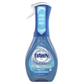 Dawn Platinum 52364 Dish Soap Spray, 16 oz, Bottle, Liquid, Fresh Scent, Colorless