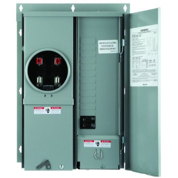 Siemens MC1224B1100EFC Meter Combination Load Center, 100 A, 12 -Space, 4 -Jaw, 24 -Circuit, NEMA 3R Enclosure