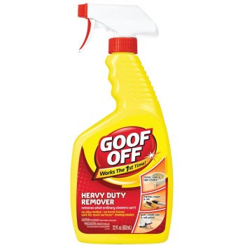 Goof Off FG659WM Marks, Messes and Stains Remover, 22 fl-oz Bottle, Liquid, Almond-Like, Slight Yellow to Clear