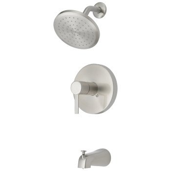 Boston Harbor F1A1F507NP Tub/Shower, Fixed Mount Showerhead, 1.75 gpm Showerhead, 1 Spray Settings, 1-Handle