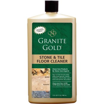 Granite Gold GG0035 Floor Cleaner, 32 oz, Bottle, Liquid, Fresh Citrus, Yellow