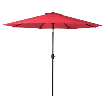 Seasonal Trends 69867 Crank Umbrella, 92.9 in H, 107.9 in W Canopy, 107.9 in L Canopy, Round Canopy, Steel Frame