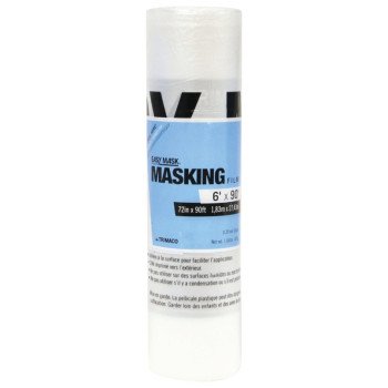 Trimaco EasyMask 67290 Masking Film, 90 ft L, 72 in W