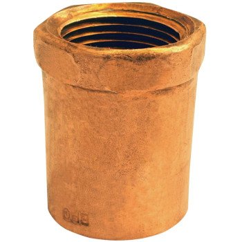 Elkhart Products 103 Series 30150 Pipe Adapter, 3/4 in, Sweat x FNPT, Copper