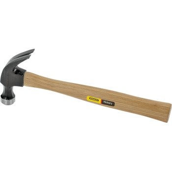 STANLEY 51-713 Nailing Hammer, 13 oz Head, Curved Claw Head, HCS Head, 13-7/16 in OAL