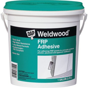 DAP 60480 Panel Adhesive, White, 1 gal, Pail