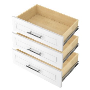 Easy Track Deluxe 680174-WH Drawer Set, Wood, White