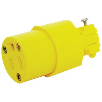 Eaton Wiring Devices 4887-BOX Electrical Connector, 2 -Pole, 15 A, 125 V, NEMA: NEMA 5-15, Yellow