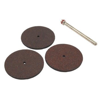 Forney 60222 Cut-Off Wheel Kit, 1-1/4 in Dia, 1/8 in Arbor