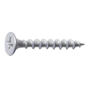 Midwest Fastener 07907 Deck Screw, #6-8 Thread, 1-1/4 in L, Coarse Thread, Bugle Head, Phillips Drive, Steel, Dacrotized