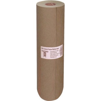 Trimaco EasyMask 12909 Trim Masking Paper, 180 ft L, 9 in W, Brown