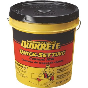 Quikrete 1240-20 Cement, Brown/Gray, 20 lb Pail