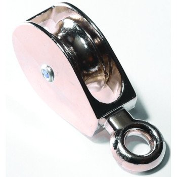BARON 0174ZD-1/2 Tackle Pulley, 5/32 in Rope, 1/2 in Sheave