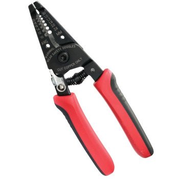 King Innovation 46501 Wire Stripper, 10 to 22 AWG Stripping, 8-1/4 in OAL, Cushion-Grip Handle