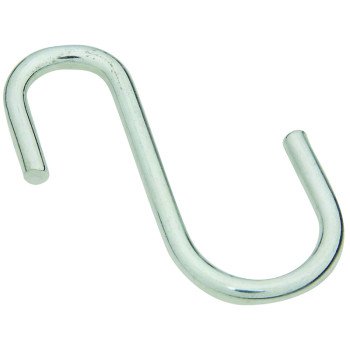 National Hardware 3315 Series N263-582 Open S-Hook, Steel, Zinc