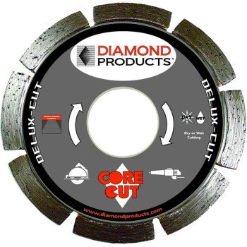 Diamond Products 22783 Circular Saw Blade, 6 in Dia, 7/8 in Arbor, Applicable Materials: Concrete