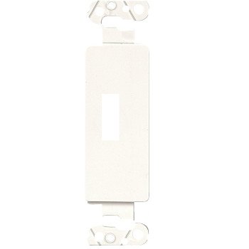 Eaton Wiring Devices 2161W-BOX Wallplate Adapter, Decorative, Plastic, White