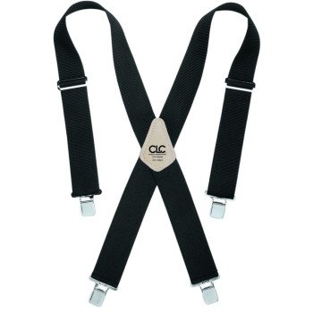 CLC Tool Works Series 110BLK Work Suspender, Nylon, Black