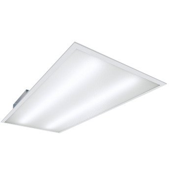 Metalux GPT Prismatic Series 24GPT5040R Flat Panel Light, 120/277 V, 39 W, LED Lamp, 5000 Lumens, Steel Fixture