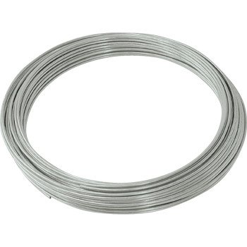 Hillman 50141 Utility Wire, 100 ft L, 12, Galvanized Steel