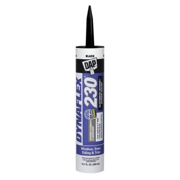 DAP 18280 Premium Sealant, Black, 1 day Curing, 40 to 100 deg F, 10.1 oz Cartridge