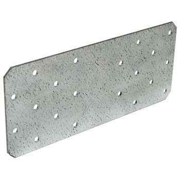 Simpson Strong-Tie HTP Series HTP37Z Tie Plate, 7 in L, 3 in W, Steel, Galvanized