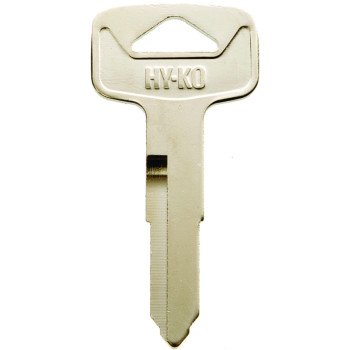 Hy-Ko 11010YH46 Automotive Key Blank, Brass, Nickel, For: Yamaha Motorcycle Locks