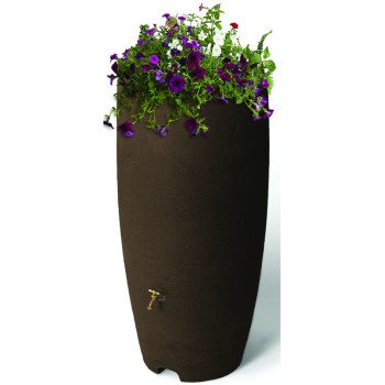 86311 RAIN BARREL 80GAL BRNSTN