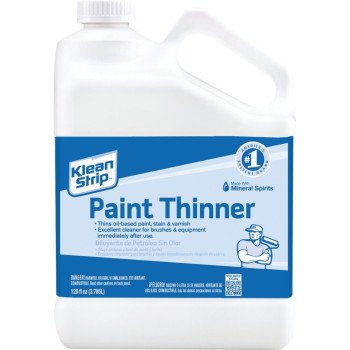 Klean Strip GKPT94400CB Paint Thinner, Liquid, Aromatic Hydrocarbon, Water White, 1 gal, Can